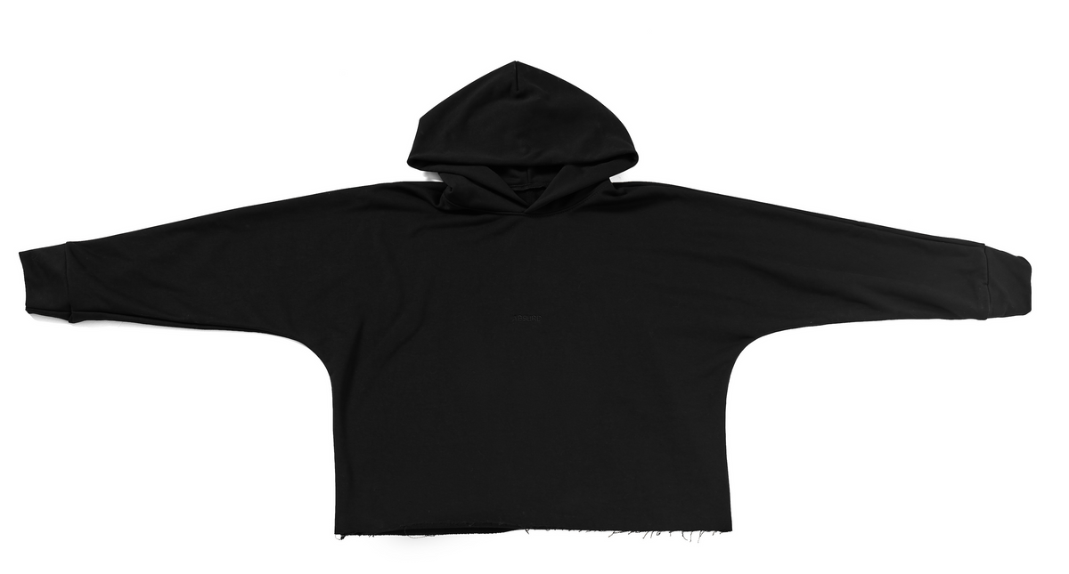 "ABSURD" cropped hoodie
